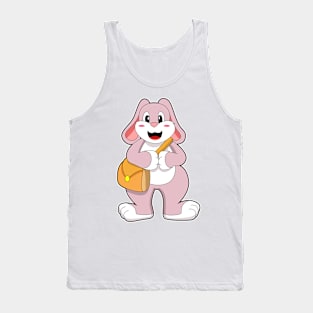 Rabbit as Hiker with Bag Tank Top